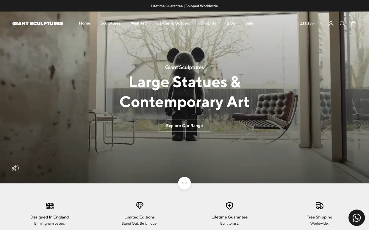 Главная страница Giant Sculptures